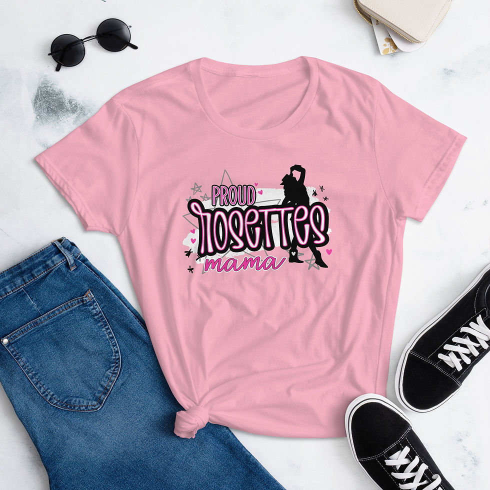 Thumbnail: Proud Mama | Rosettes Women's short sleeve t-shirt