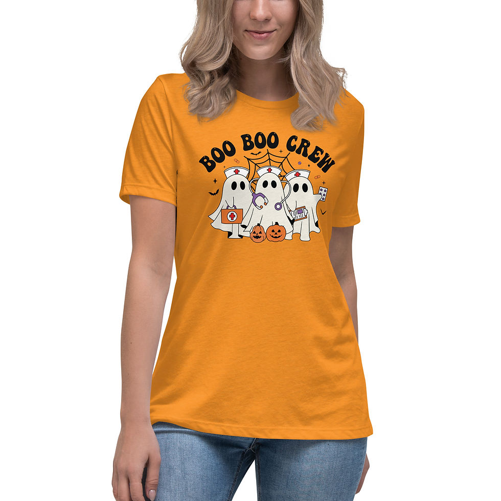 Thumbnail: Boo Boo Crew | Nurse Women's Relaxed T-Shirt