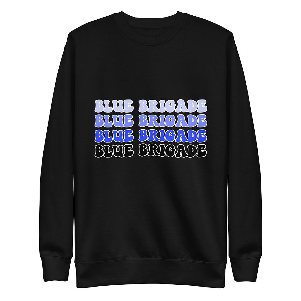 Blue Brigade Quad Stack Unisex Premium Sweatshirt