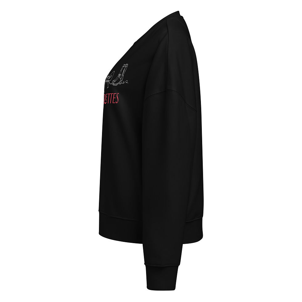 Thumbnail: Tigerettes Women’s organic crew neck sweatshirt