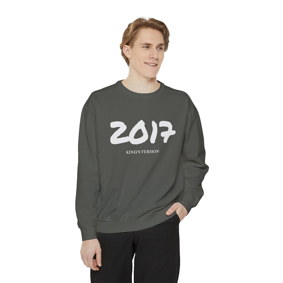 Thumbnail: 2017 King's Version Unisex Garment-Dyed Sweatshirt