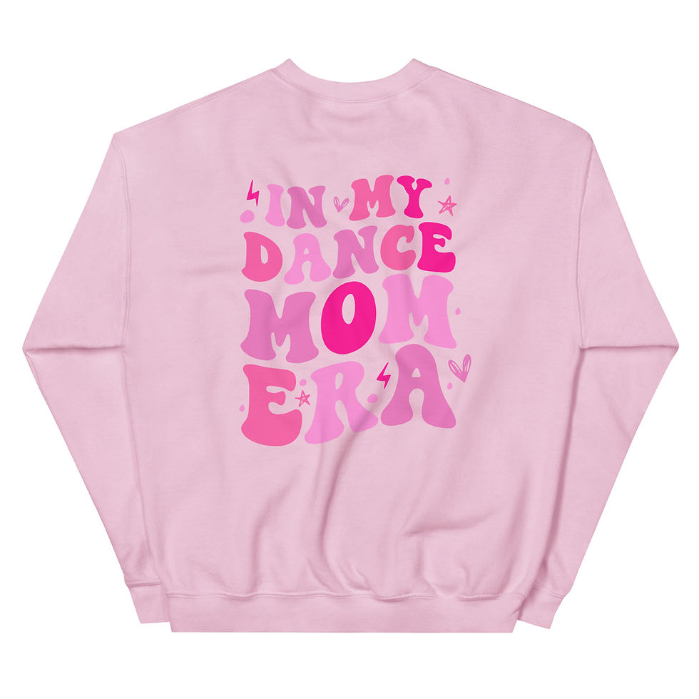 Thumbnail: Dance Mom Era Pink Unisex Sweatshirt