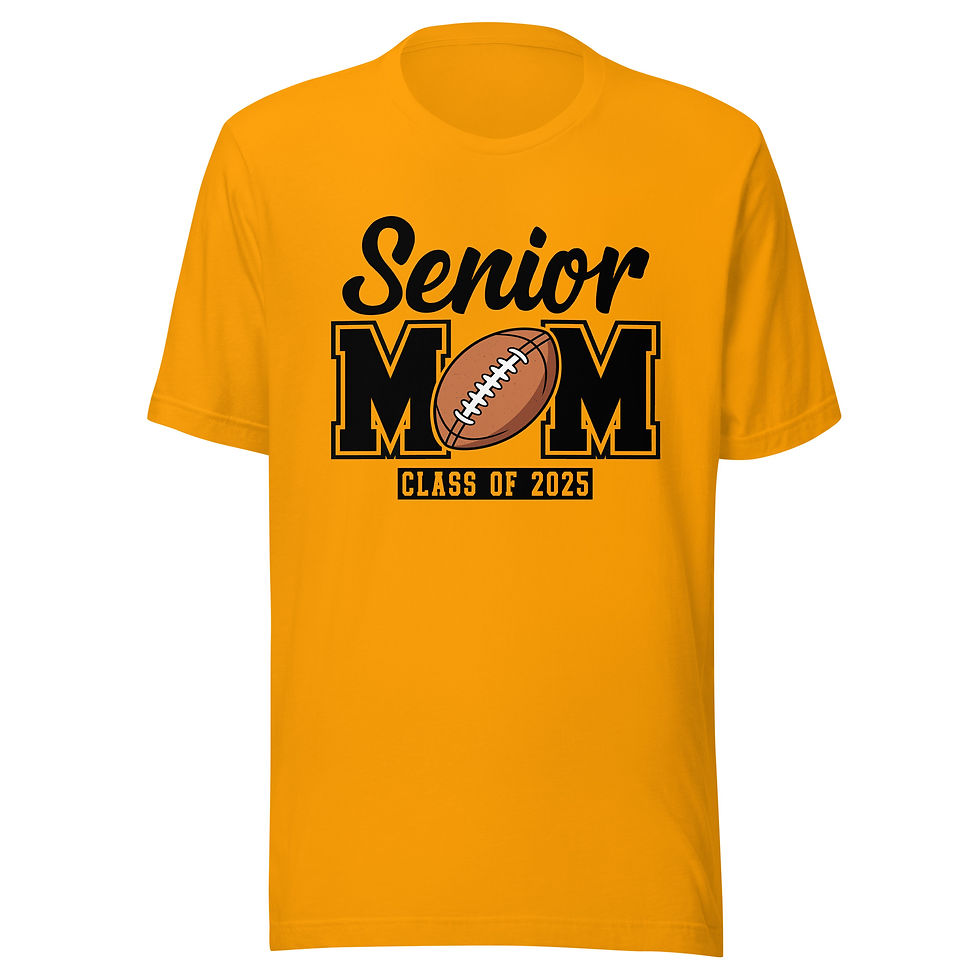 Thumbnail: Football | Senior Mom Unisex t-shirt