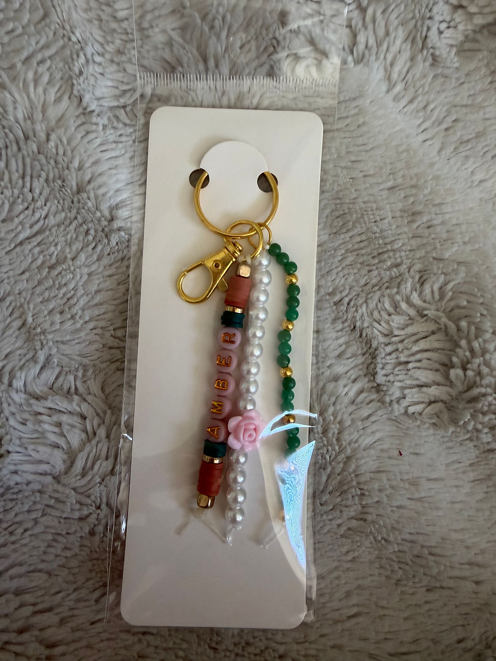 Thumbnail: Beaded Name Keychain | A