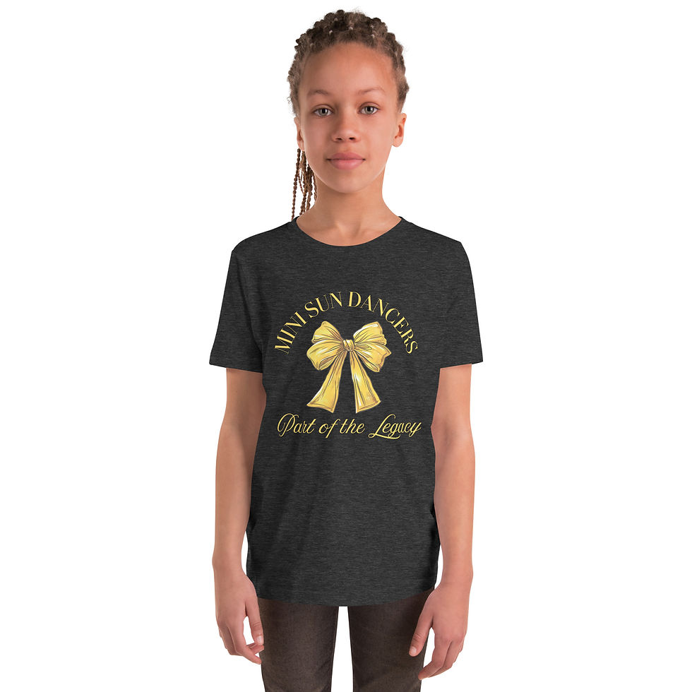 Thumbnail: Mini Sun dancers Youth Short Sleeve T-Shirt
