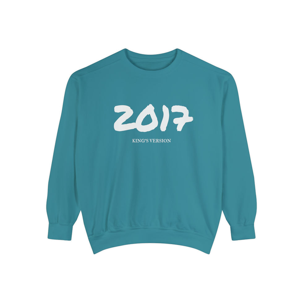 Thumbnail: 2017 King's Version Unisex Garment-Dyed Sweatshirt