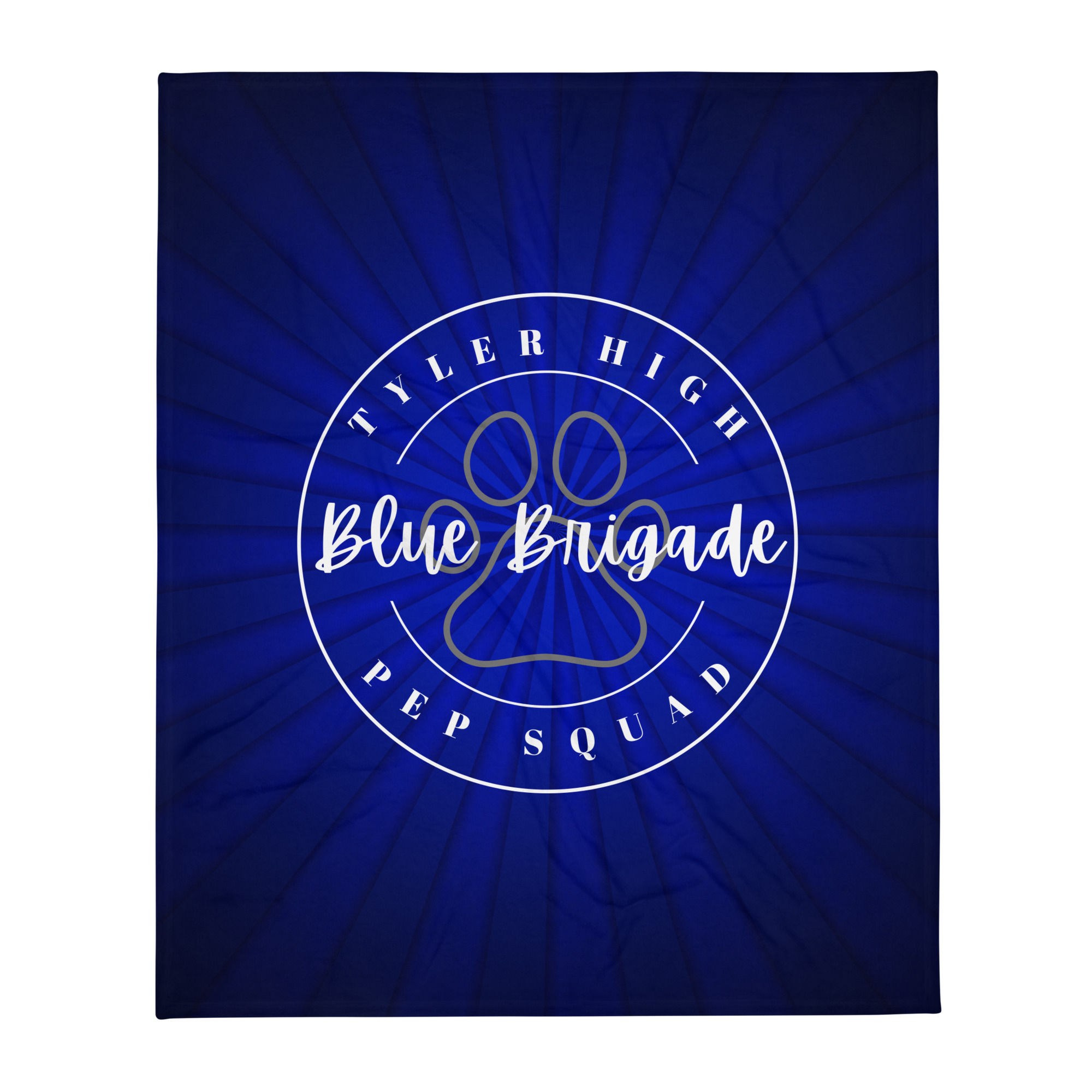 Blue Brigade Logo Throw Blanket