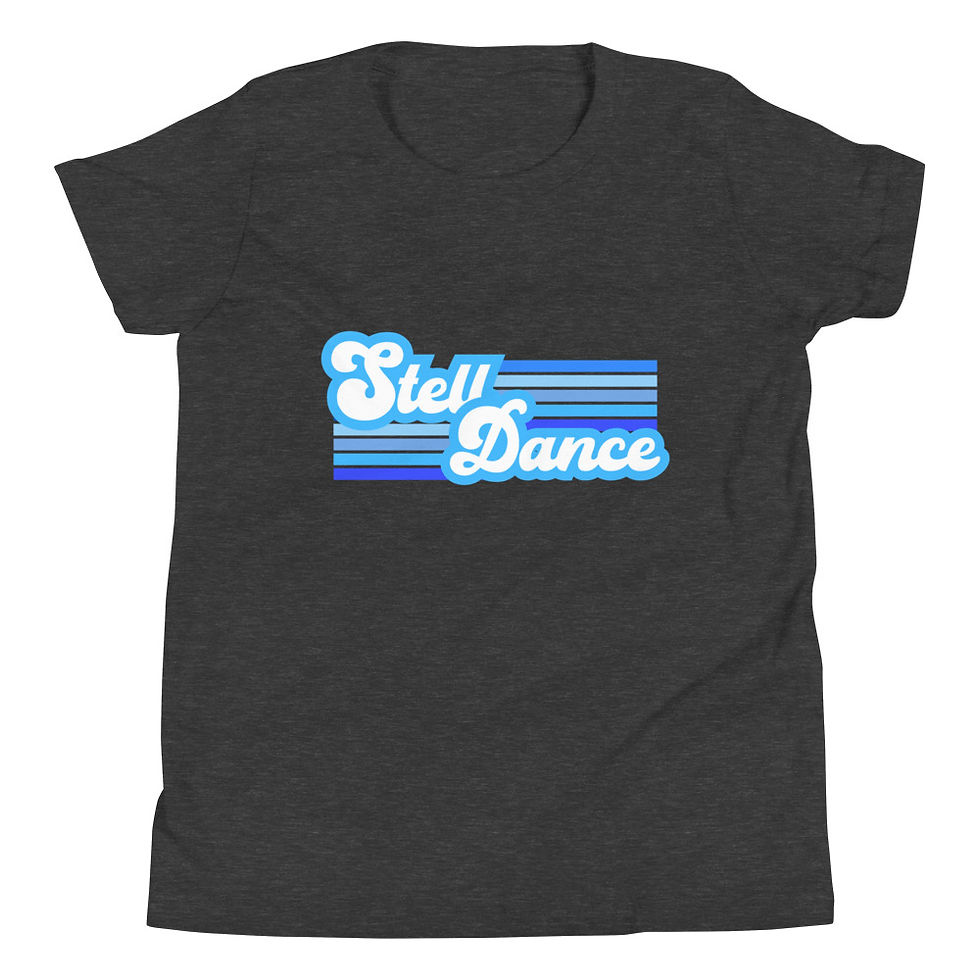 Thumbnail: Stell Striped Youth Short Sleeve T-Shirt