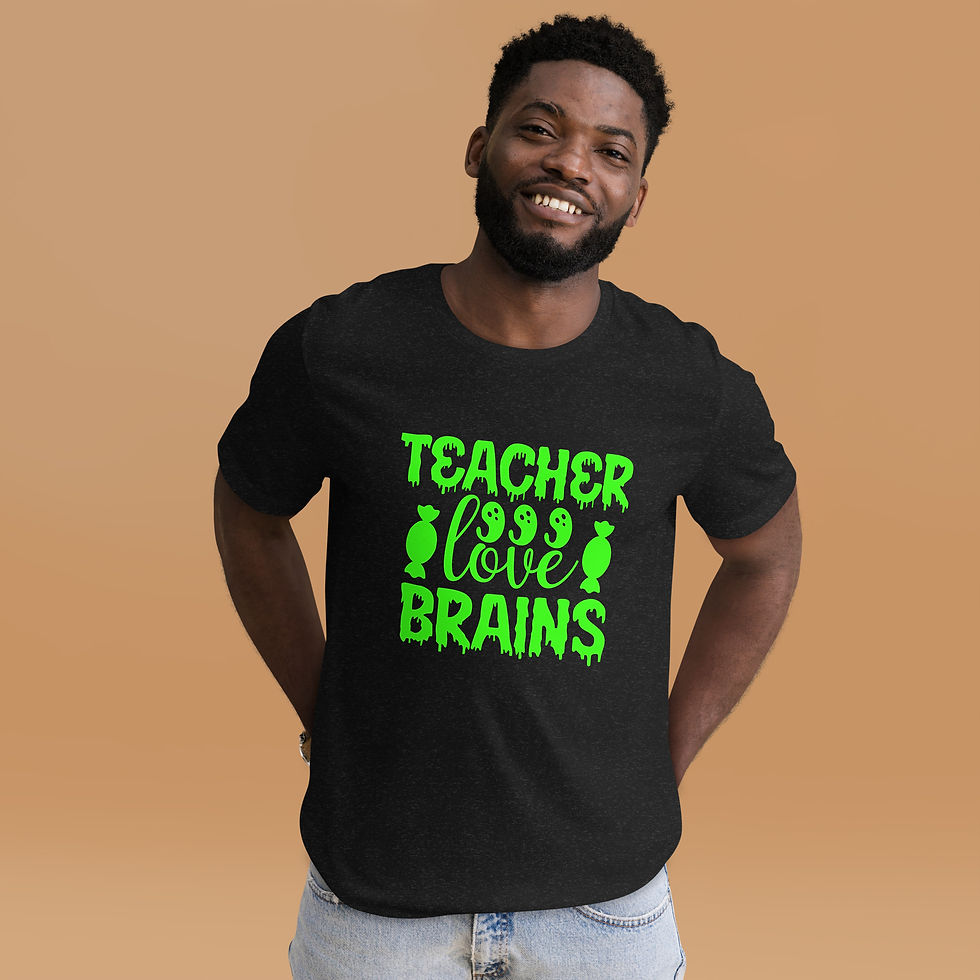 Thumbnail: Teacher Love Brains Unisex t-shirt