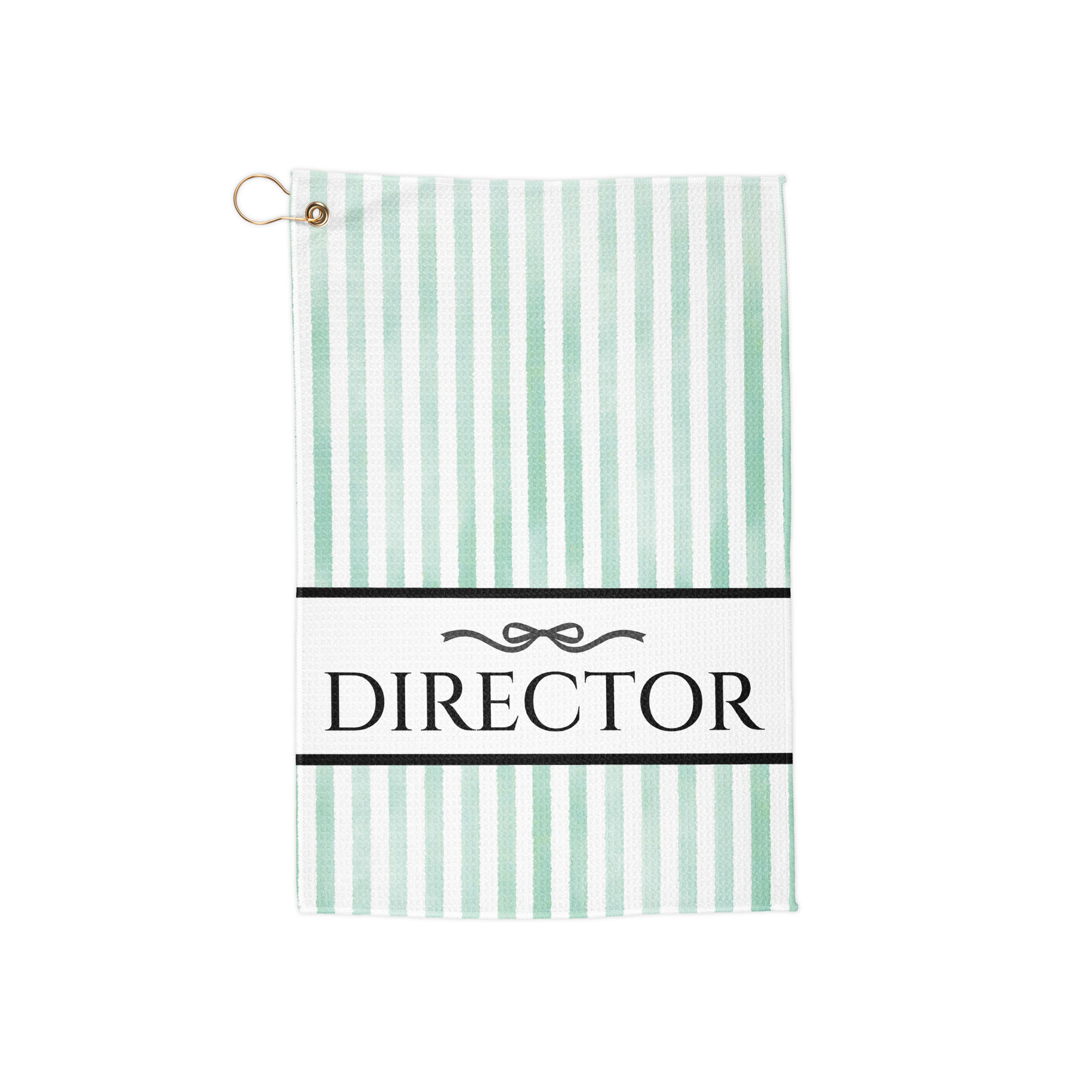 DIRECTOR - Green golf style towel