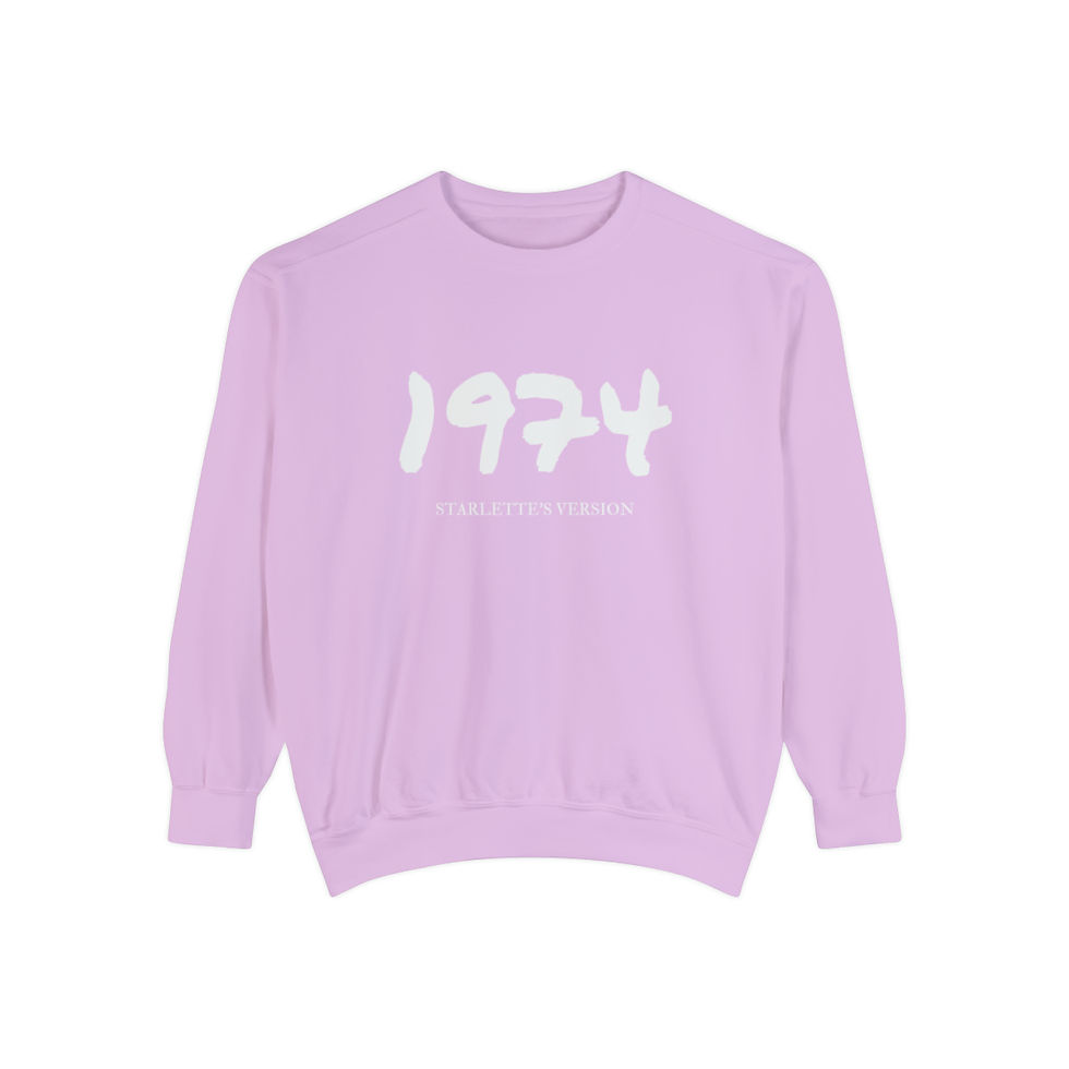 Thumbnail: 1974 Starlette's Version Unisex Garment-Dyed Sweatshirt