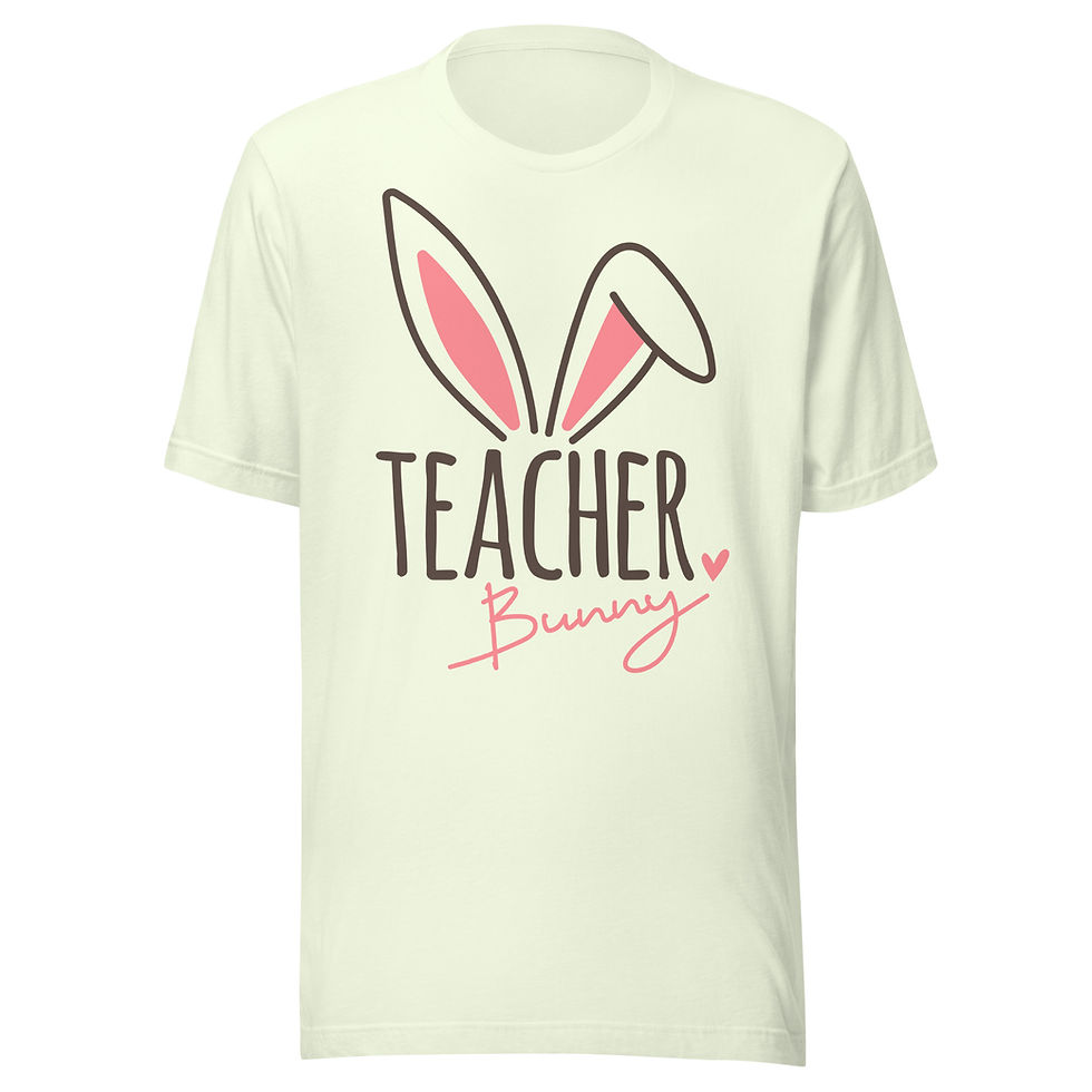 Thumbnail: Teacher Bunny Unisex t-shirt