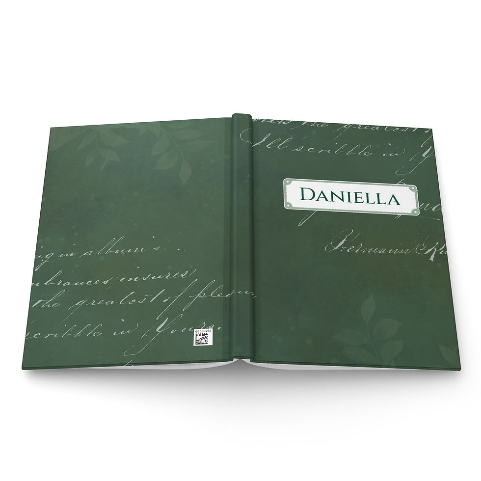 Thumbnail: Green Script Journal | Personalize