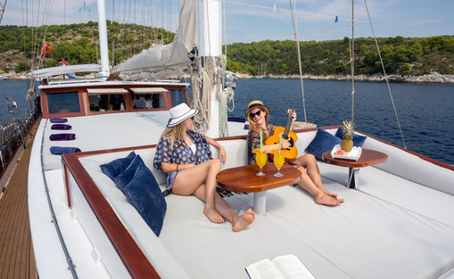 gulet BONAVENTURA in Croatia sunbathing deck