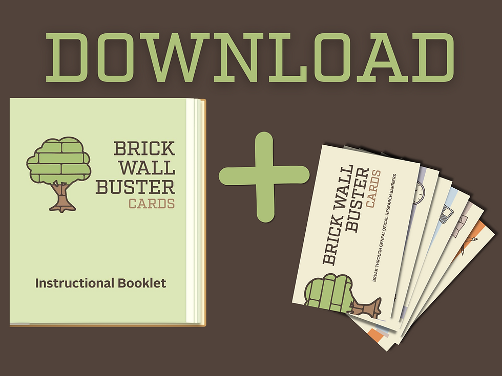 Thumbnail: Brick Wall Buster Cards System Print-at-Home PDF