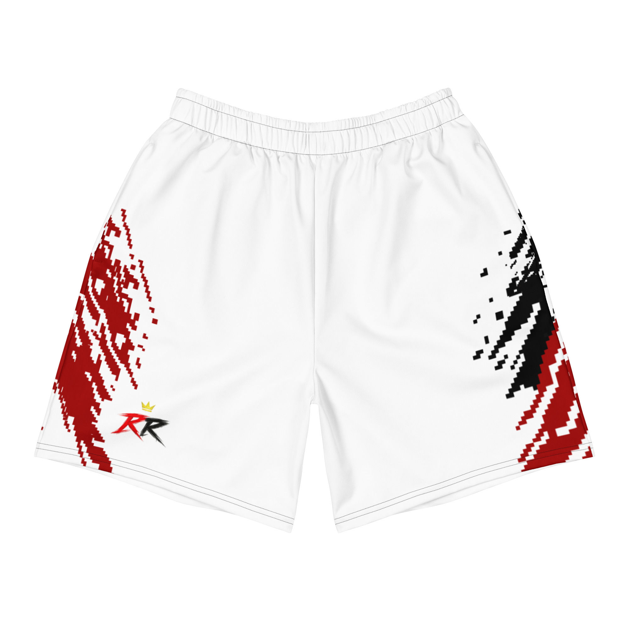 White Soccer Shorts style 1