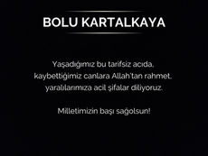 Okulların yarıyıl tatilinde olması nedeniyle doluluk oranının yüksek olduğu dönemde yaşadığımız bu tarifsiz acıda 78 vatandaşımızı kaybetmenin üzüntüsü içerisindeyiz. Kendilerine Allah'tan rahmet, yaralılara da acil şifa dileriz. Yüce milletimizin başı sağolsun.