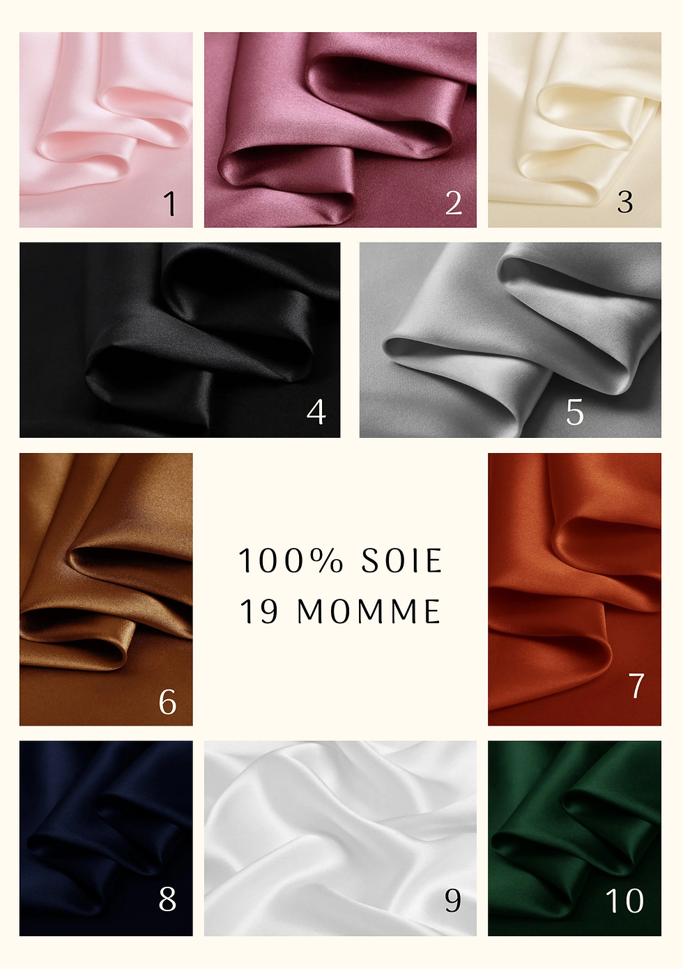 Miniature : Taie d'oreiller 100% soie de murier