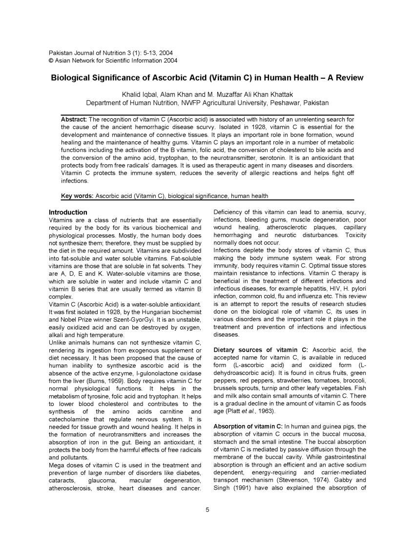 Miniatura: ACIDO ASCORBICO,LA SUPER VITAMINA,CHE CONTRASTA LO STRESS OSSIDATIVO
