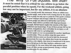 IL PERCHE' DELLO SQUAT COMPLETO,BILL STARR