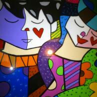 Cuadro pareja Britto