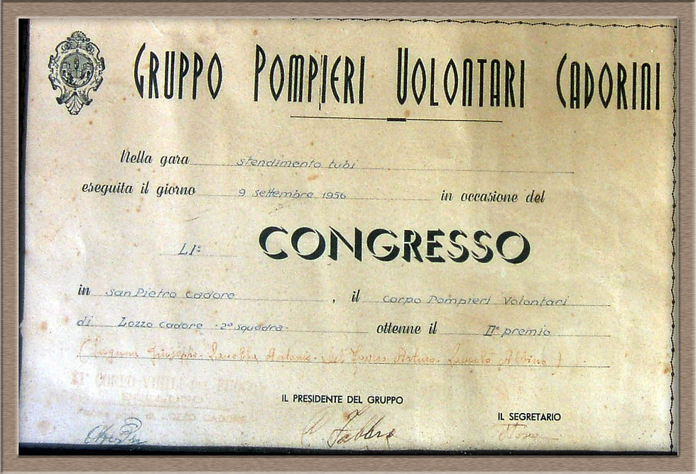 51° Congresso S.Pietro - Stendimento tubi