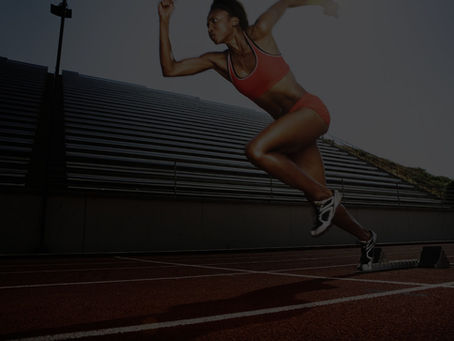 Woman Sprinting