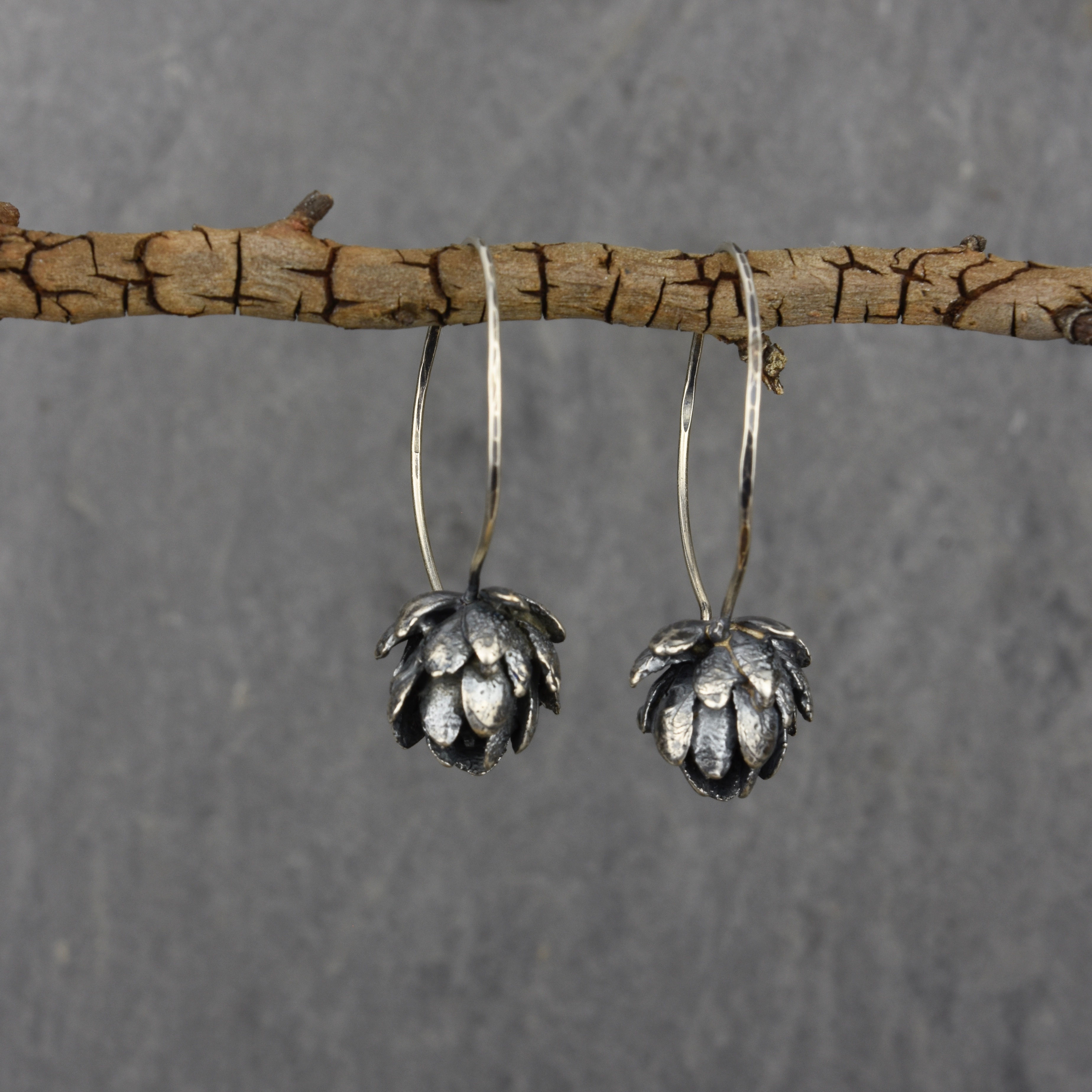 Succulent Hoops with Clasp (WS)