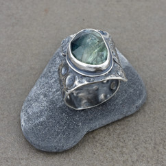 Kyanite Sea Urchin Wrap Ring