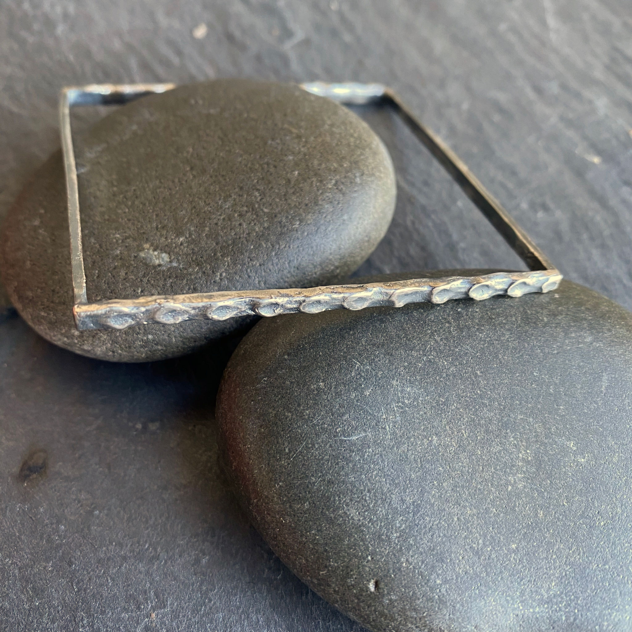 Palm Frond Square Bangle
