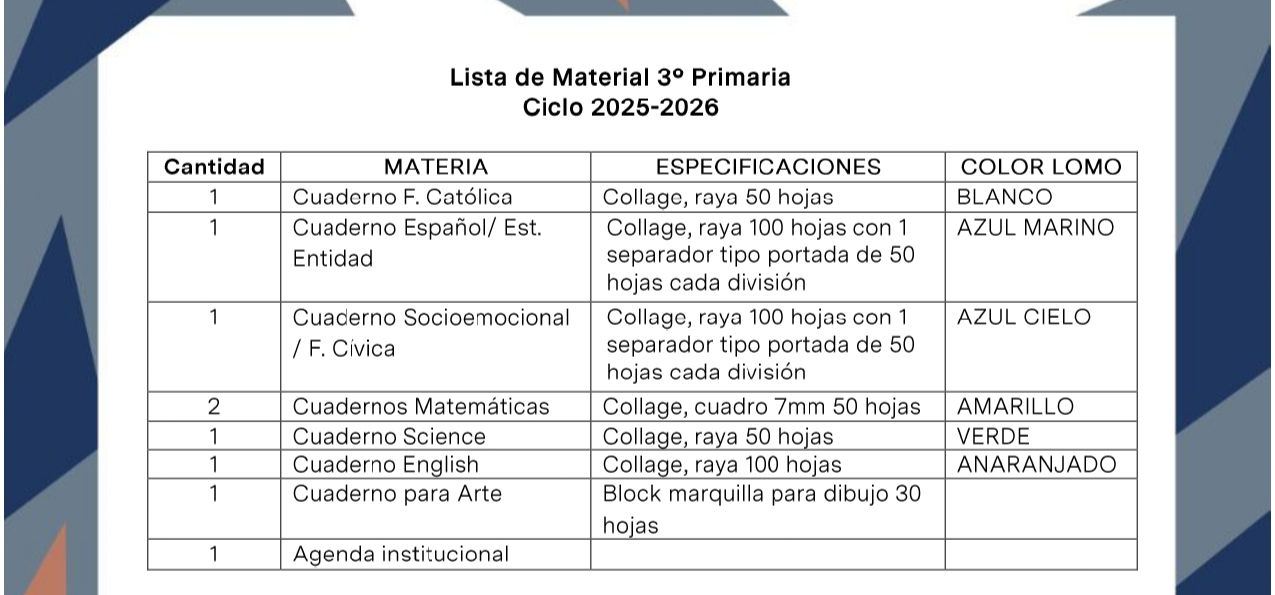 3ero. primaria Libretas
