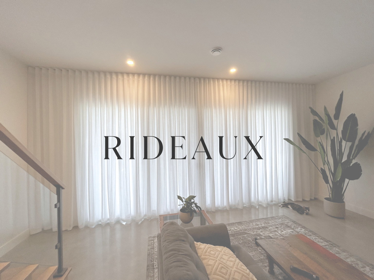 Stores Bromont, Rideaux