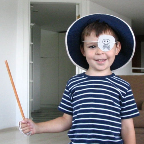 Once upon a time there was a little boy who loved Pirates