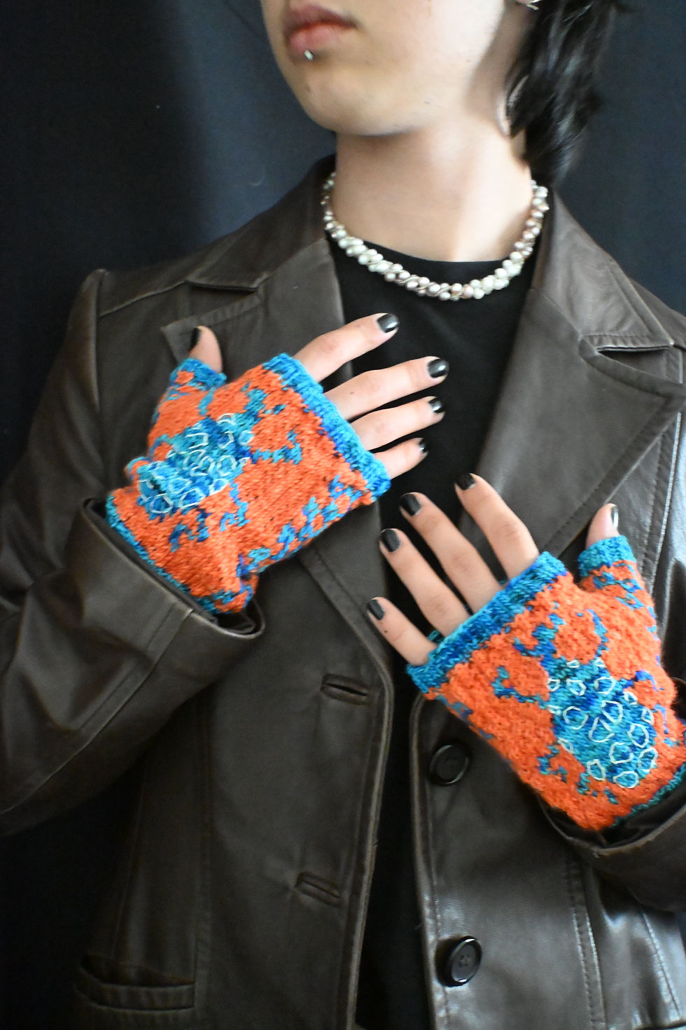 Thumbnail: Weevil Fingerless Gloves Knitting Pattern
