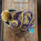 Thumbnail: Sample of Seahorse Mittens made from knitting pattern being shown in progress