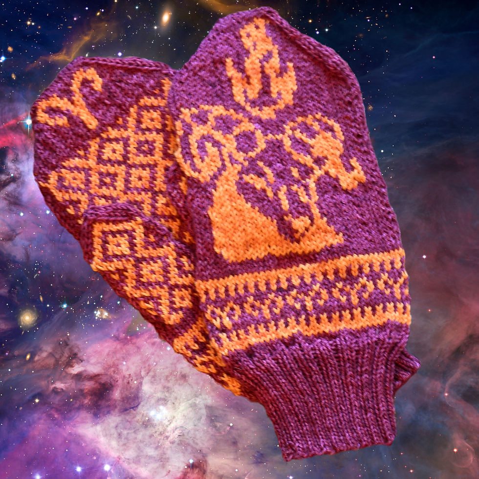 Thumbnail: Aries Mitten Knitting Pattern
