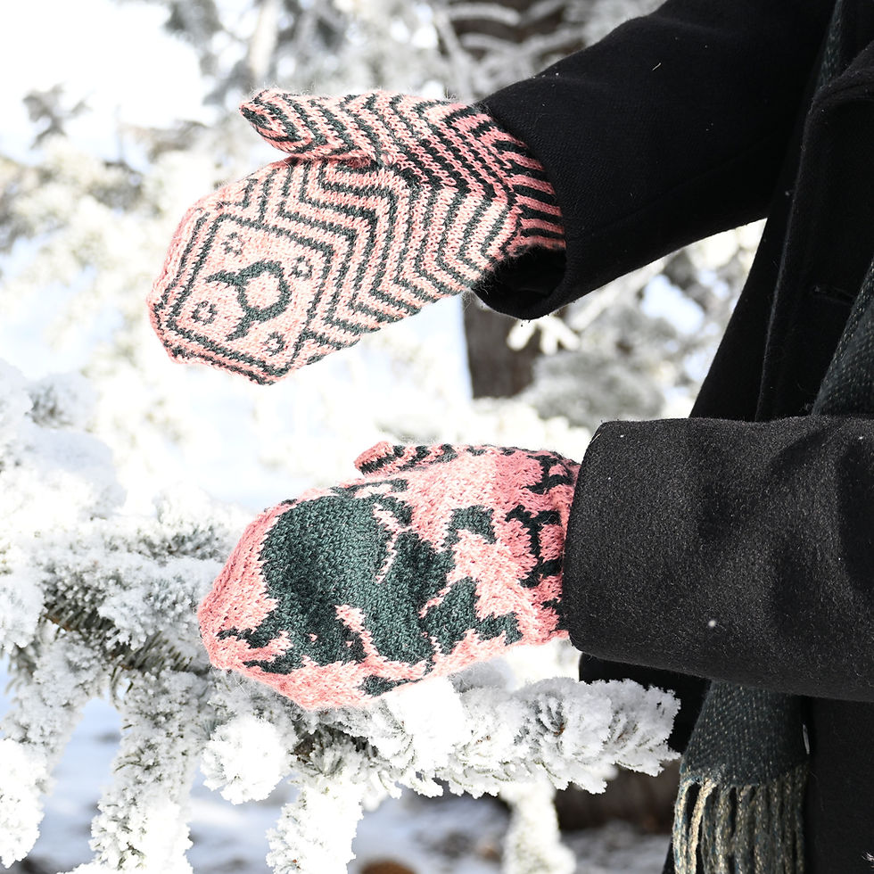 Thumbnail: Taurus Mitten Knitting Pattern
