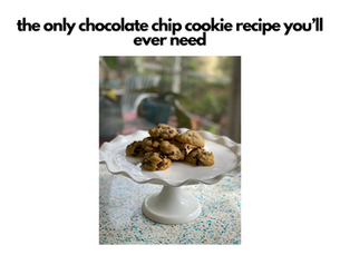 the only chocolate chip cookie recipe you’ll ever need (yes, it’s vegan)
