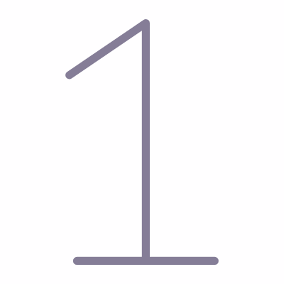 number 1 icon