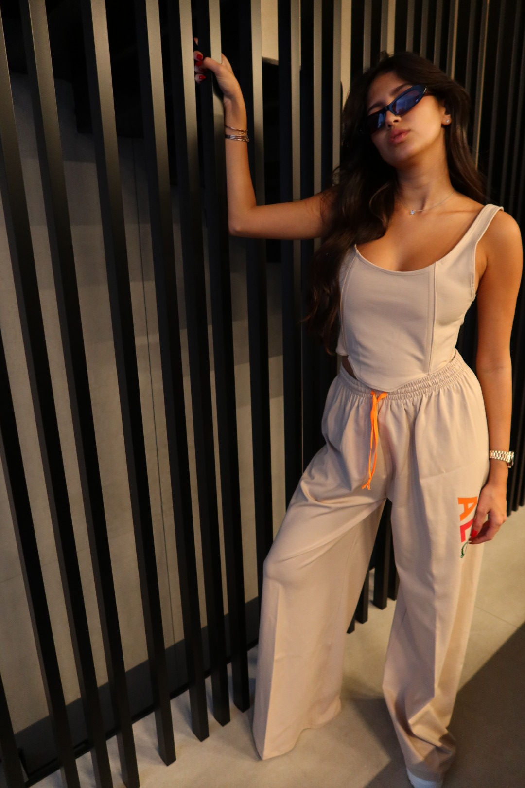 Top Corset & Oversize pants