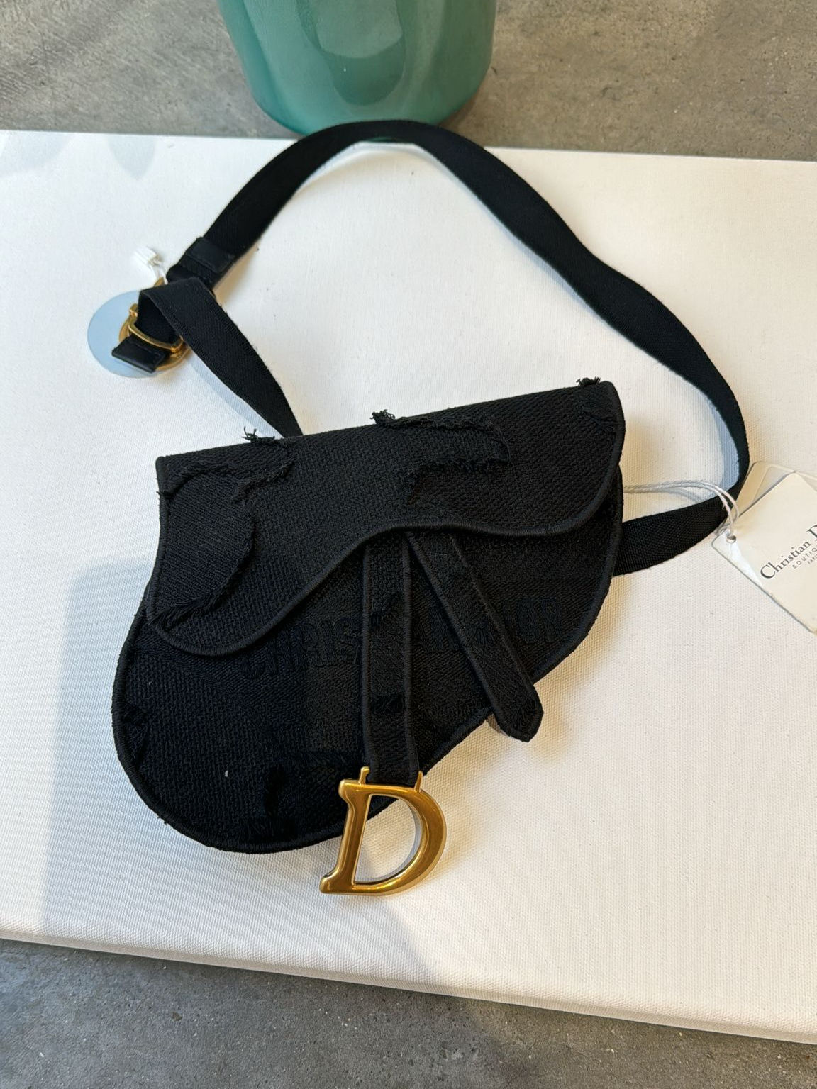 תיק שחור Christian Dior