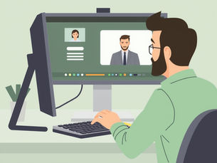 Sales person following sales process with enablement strategies