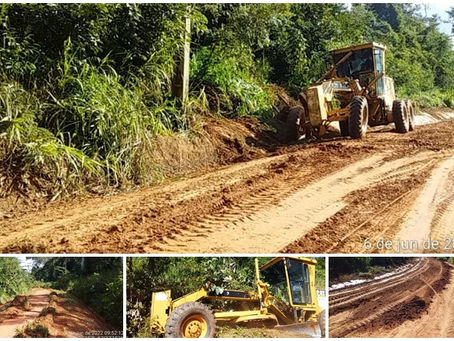 Ramal Zaquel Machado está sendo recuperado com parceria entre prefeitura e governo