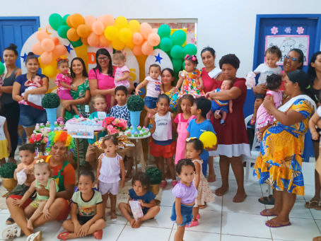 MÊS DAS CRIANÇAS: Programa criança feliz realiza festinha especial para as crianças