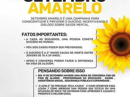 Setembro Amarelo: Uma Campanha de Conscientização e Prevenção ao Suicídio