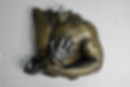 Claire Tennant Sculpture hands on body