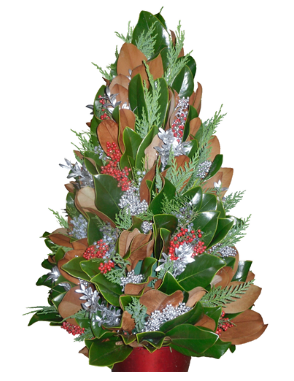Deluxe Magnolia w Silver or Gold Accents Tree