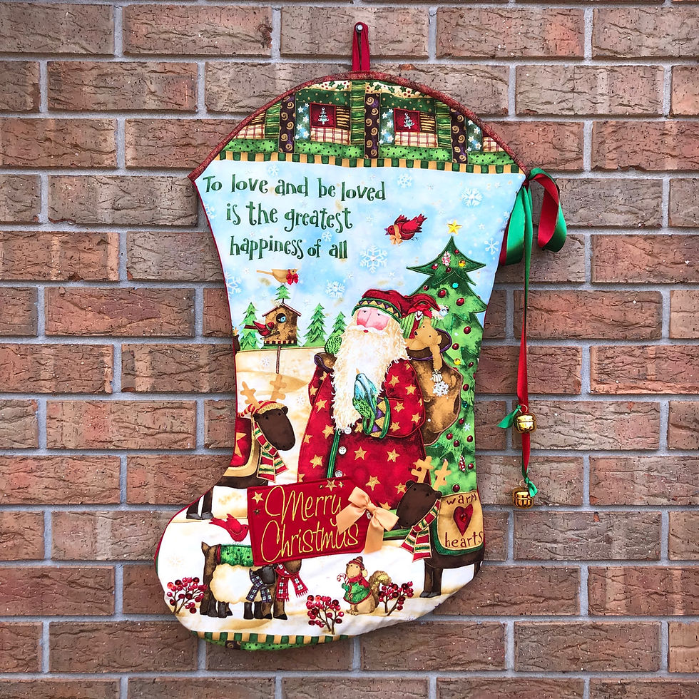 Thumbnail: Happiness - Christmas Stocking - Large