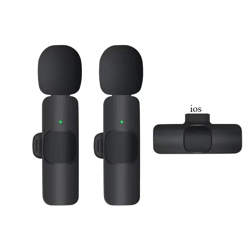Thumbnail: Mini Wireless Lavalier Microphone USB C Noise Cancellation Lapel Mic for Iphone 