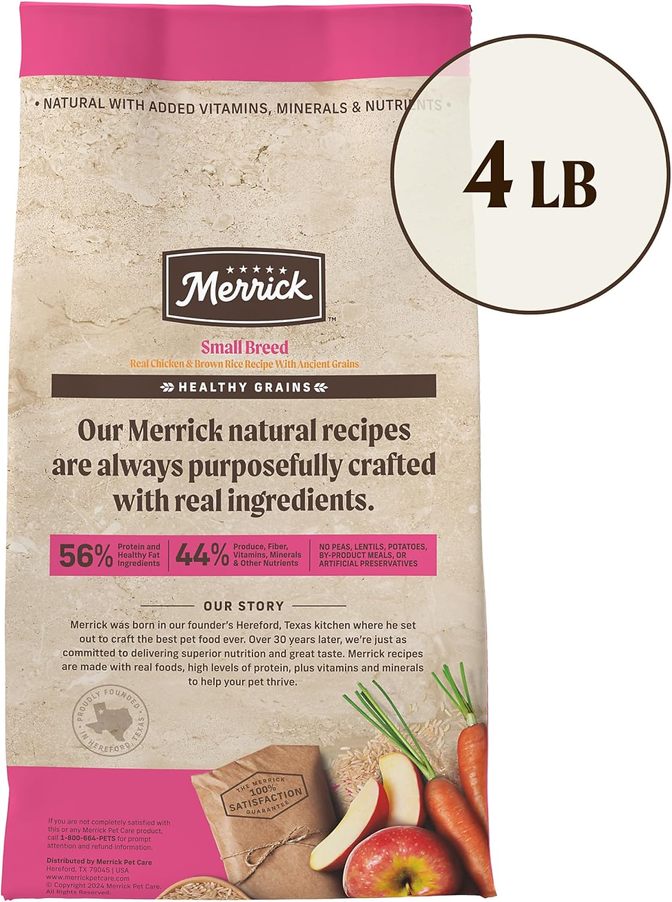 Thumbnail: Healthy Grains Premium Dry Dog Food for Small Dogs, Wholesome and Natural Kibble